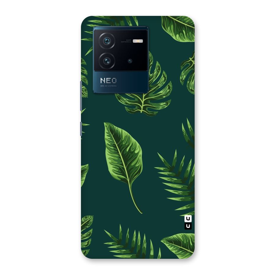 Green Leafs Back Case for Vivo iQOO Neo 6 5G