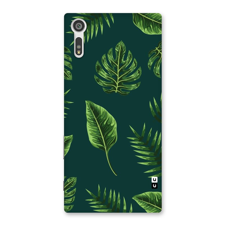 Green Leafs Back Case for Xperia XZ