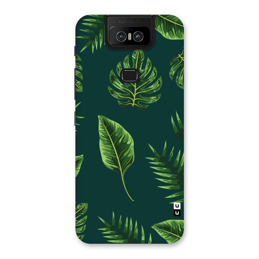 Green Leafs Back Case for Zenfone 6z