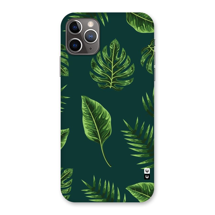 Green Leafs Back Case for iPhone 11 Pro Max