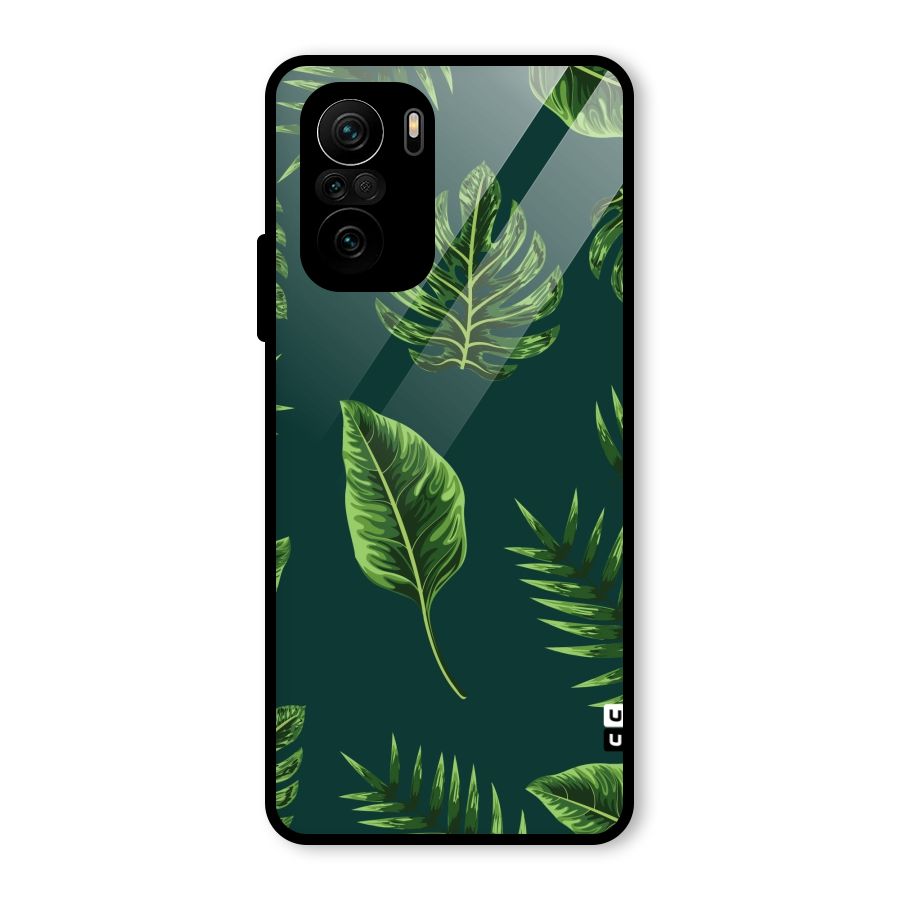Green Leafs Glass Back Case for Mi 11X Pro