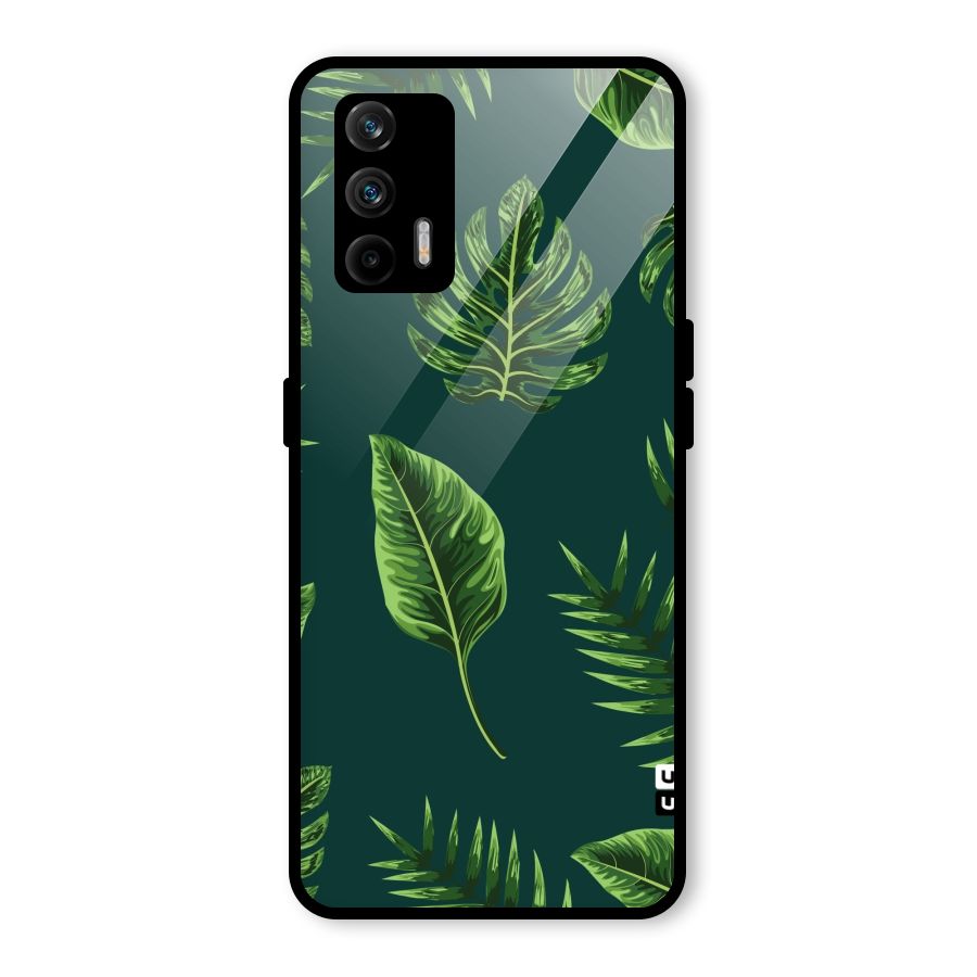 Green Leafs Glass Back Case for Realme GT 5G