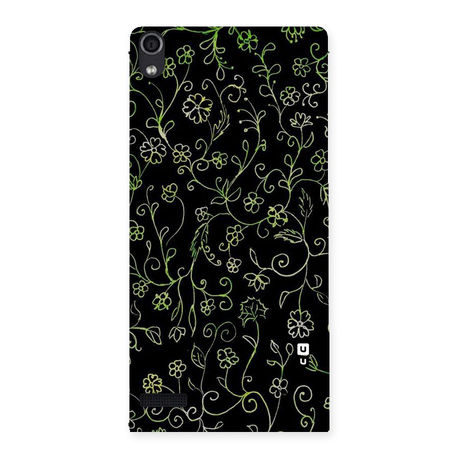 Green Leaves Back Case for Ascend P6