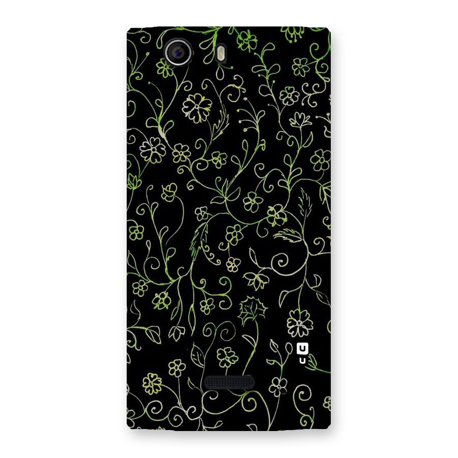 Green Leaves Back Case for Canvas Nitro 2 E311
