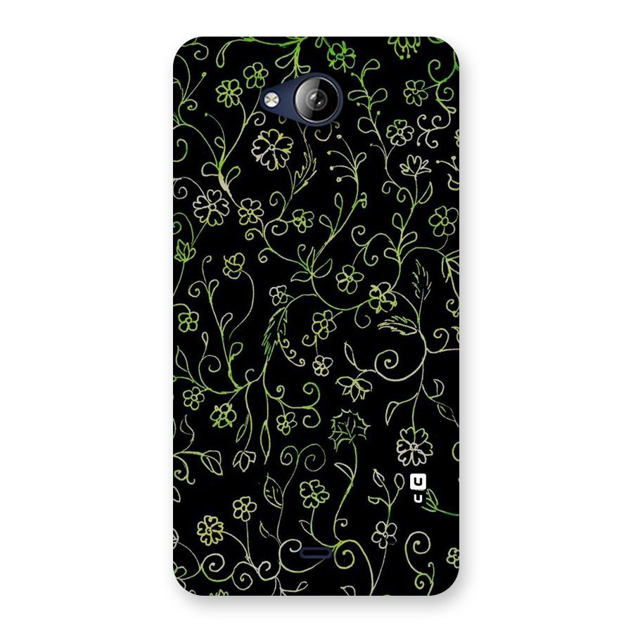 Green Leaves Back Case for Canvas Play Q355