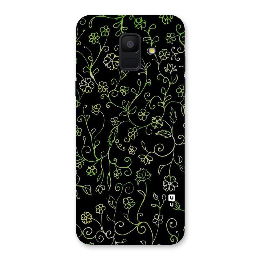 Green Leaves Back Case for Galaxy A6 (2018)