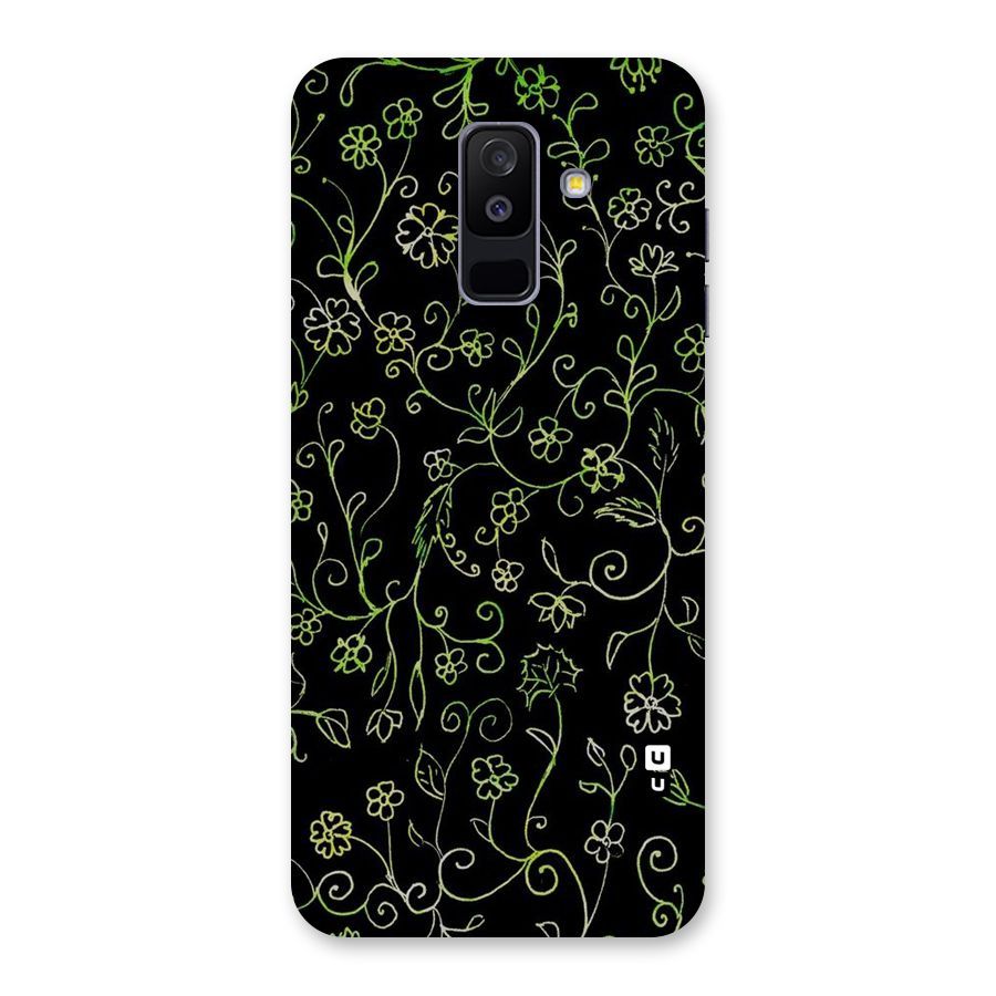 Green Leaves Back Case for Galaxy A6 Plus