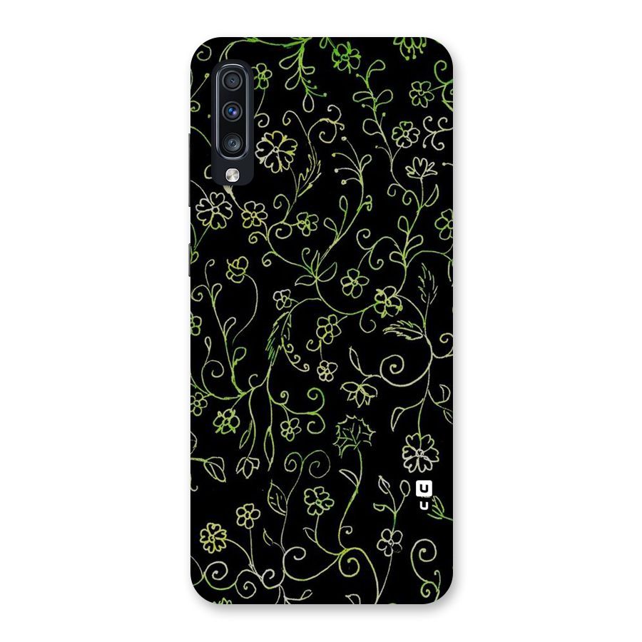 Green Leaves Back Case for Galaxy A70
