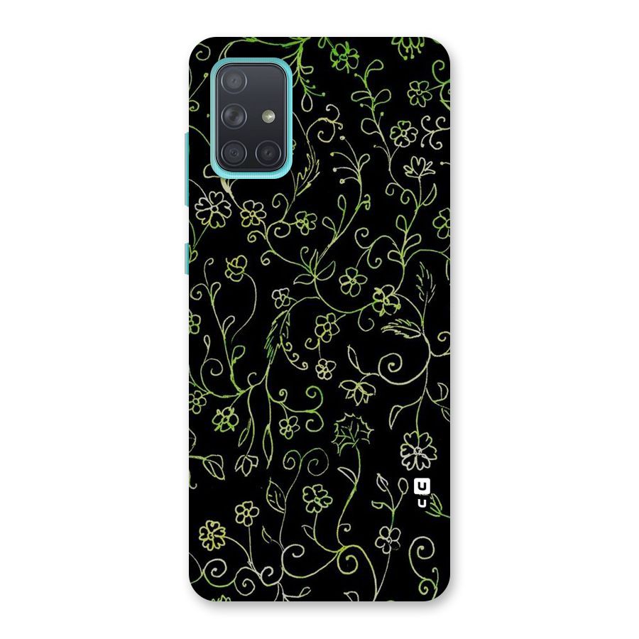 Green Leaves Back Case for Galaxy A71