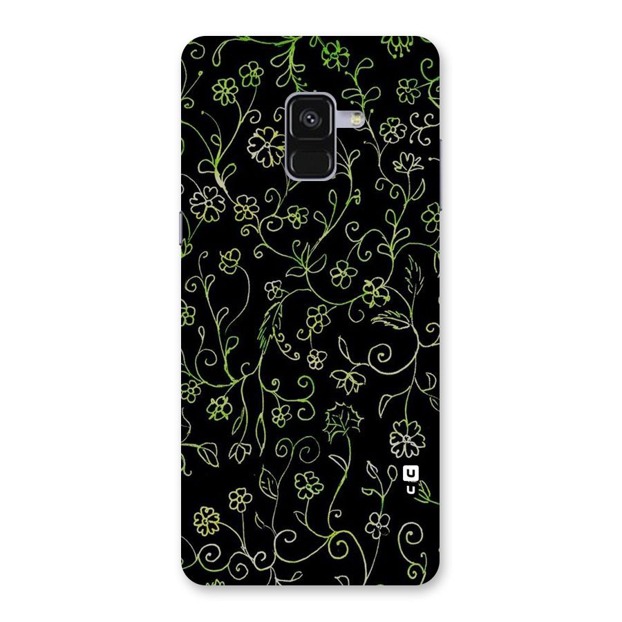 Green Leaves Back Case for Galaxy A8 Plus