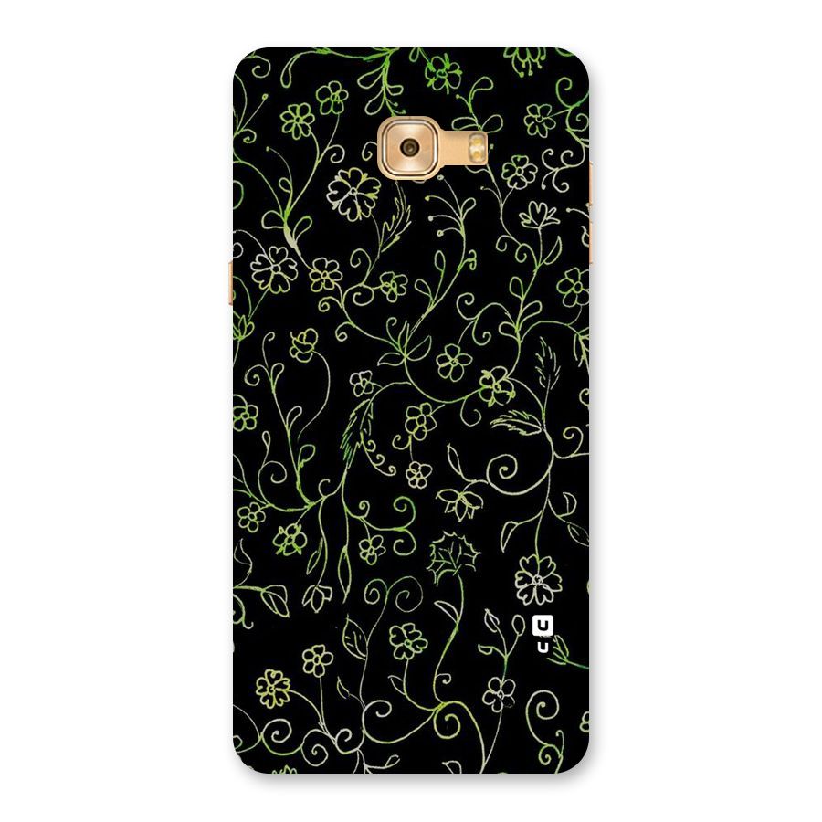Green Leaves Back Case for Galaxy C9 Pro