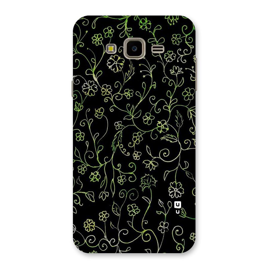 Green Leaves Back Case for Galaxy J7 Nxt