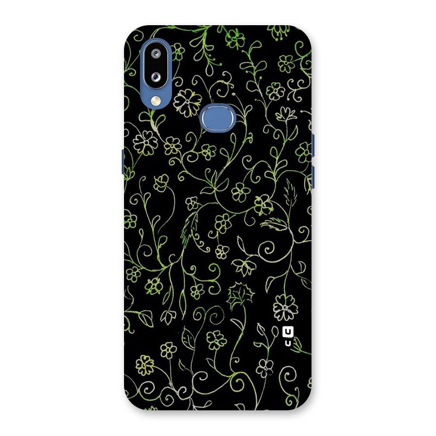 Green Leaves Back Case for Galaxy M01s