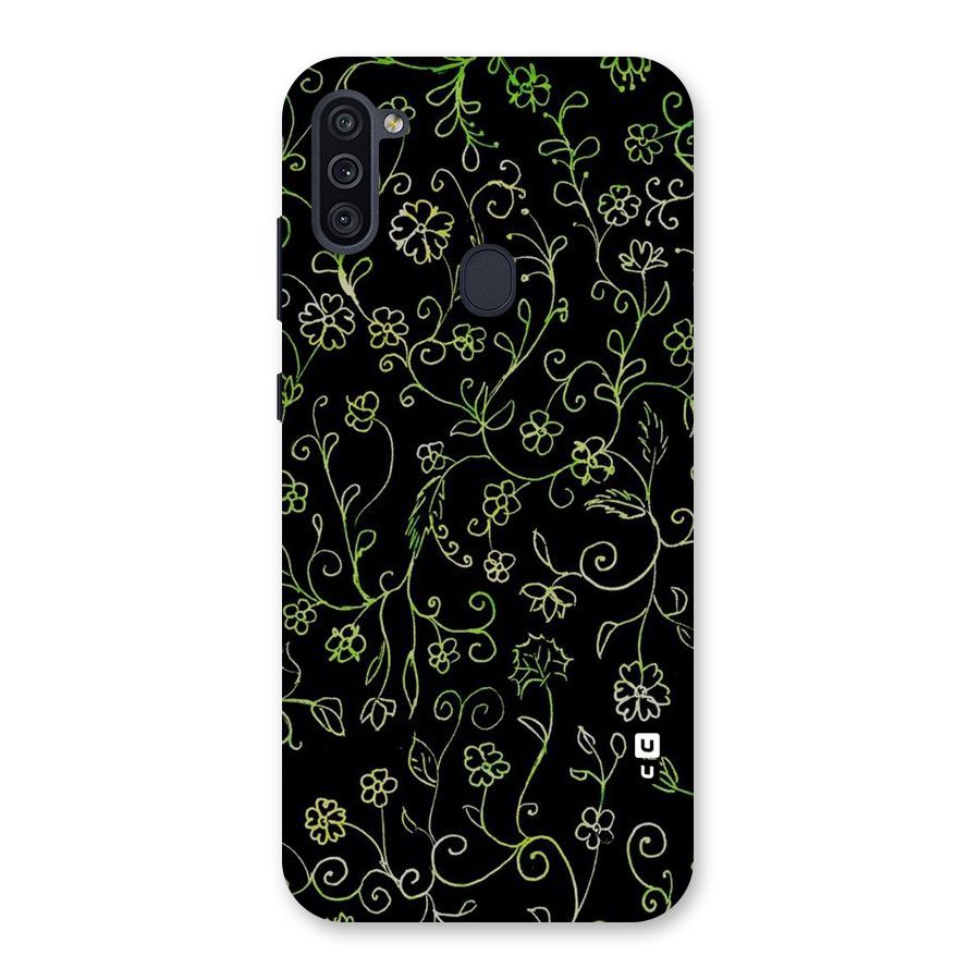 Green Leaves Back Case for Galaxy M11