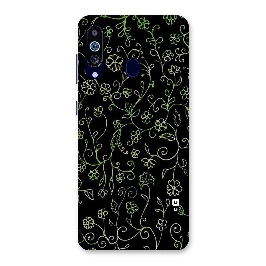 Green Leaves Back Case for Galaxy M40