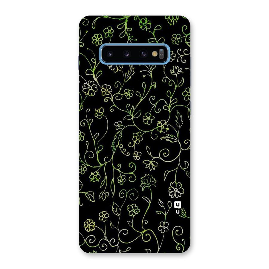 Green Leaves Back Case for Galaxy S10 Plus