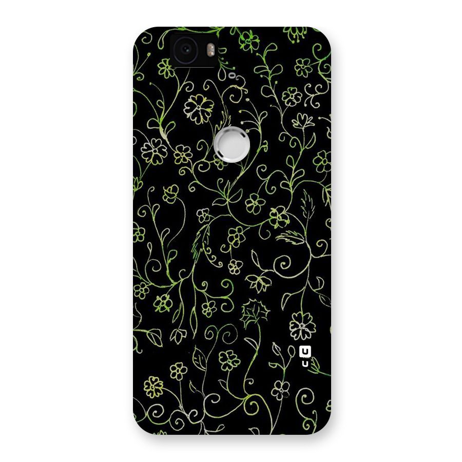 Green Leaves Back Case for Google Nexus-6P