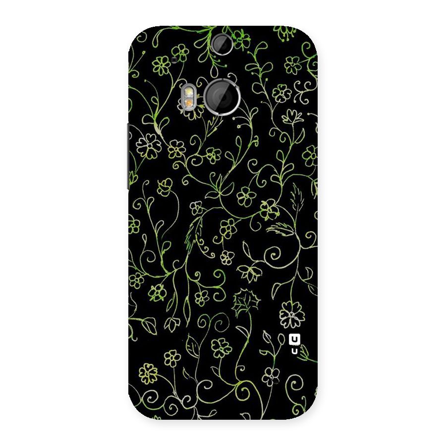 Green Leaves Back Case for HTC One M8