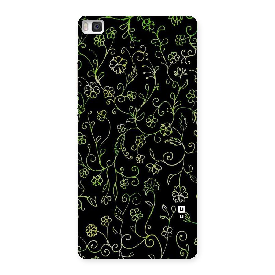 Green Leaves Back Case for Huawei P8