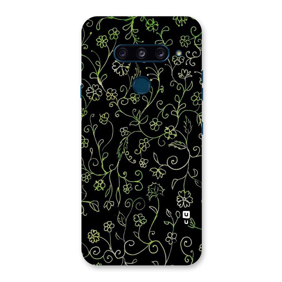 Green Leaves Back Case for LG  V40 ThinQ