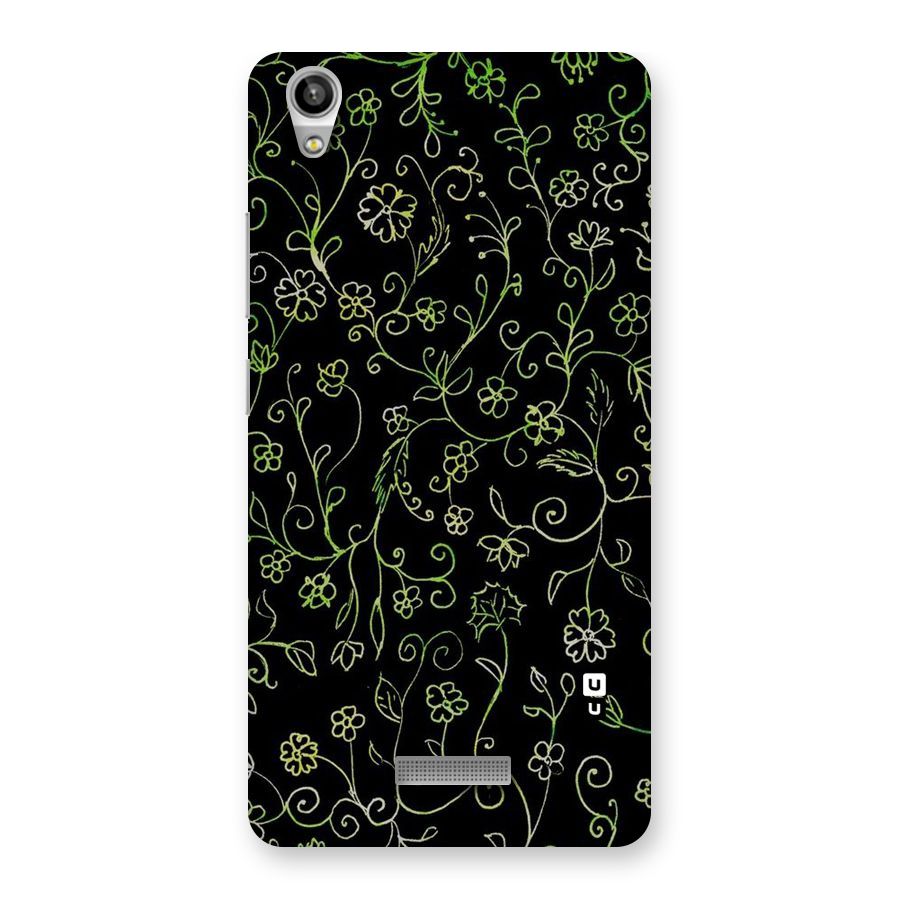 Green Leaves Back Case for Lava-Pixel-V1