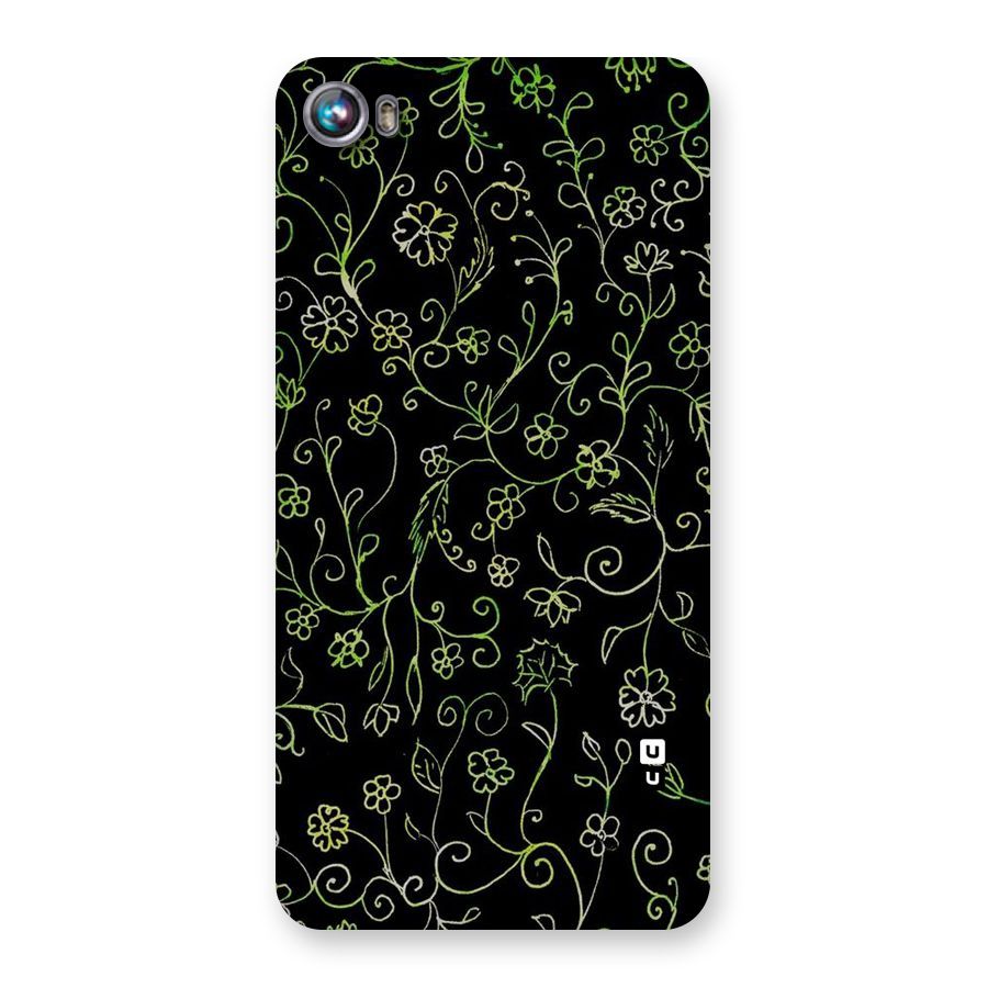 Green Leaves Back Case for Micromax Canvas Fire 4 A107