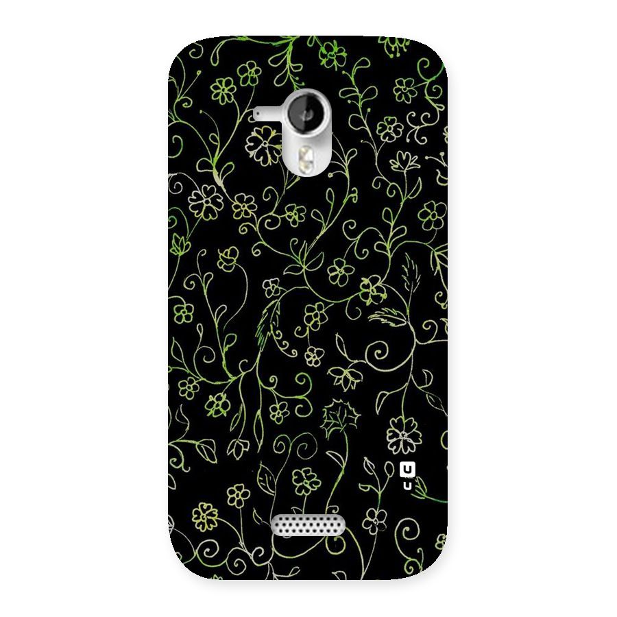 Green Leaves Back Case for Micromax Canvas HD A116