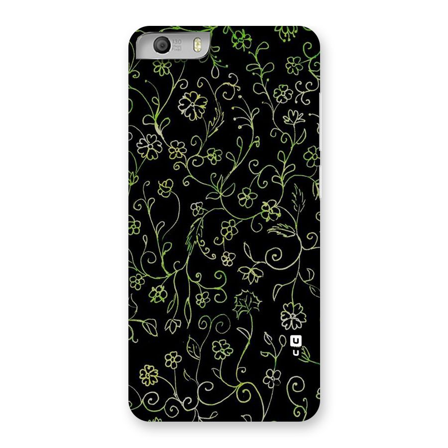 Green Leaves Back Case for Micromax Canvas Knight 2