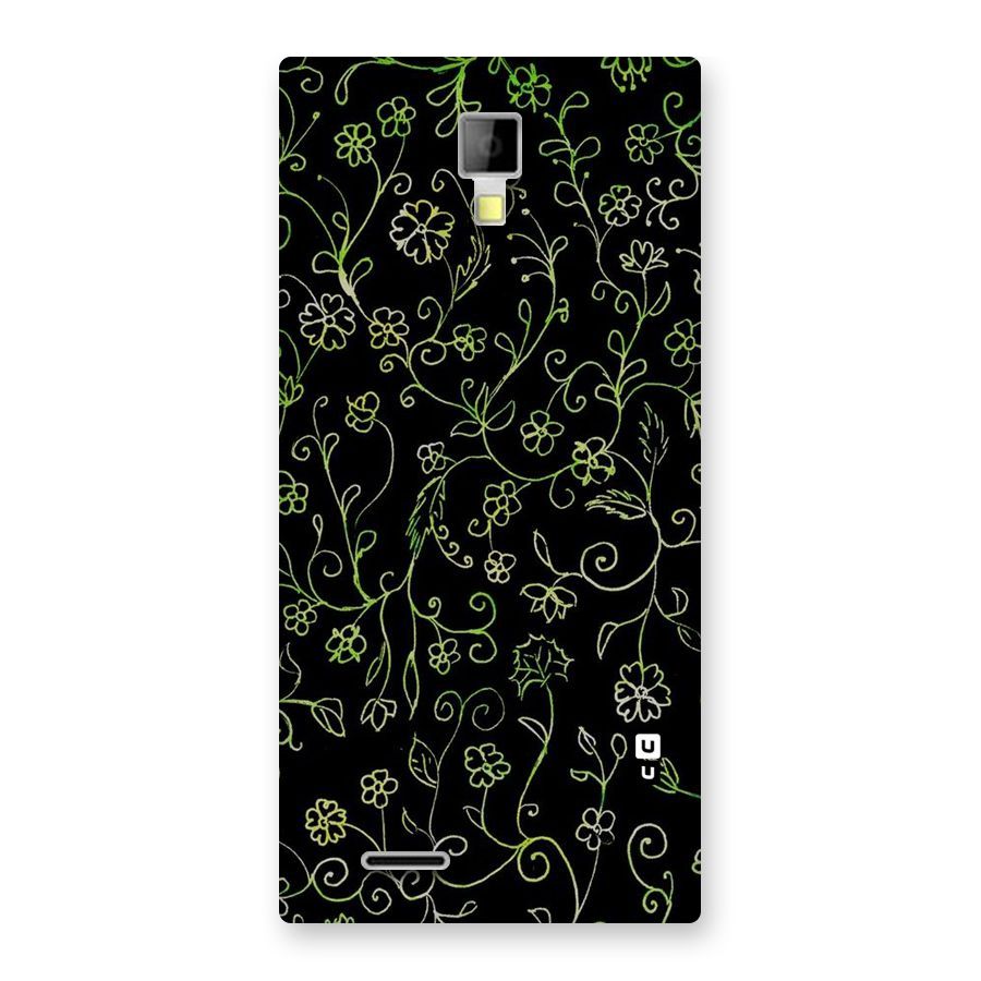 Green Leaves Back Case for Micromax Canvas Xpress A99