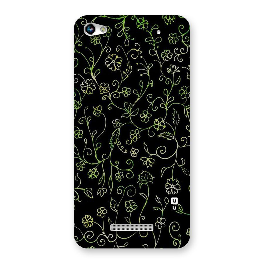 Green Leaves Back Case for Micromax Hue 2