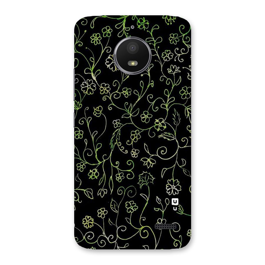 Green Leaves Back Case for Moto E4