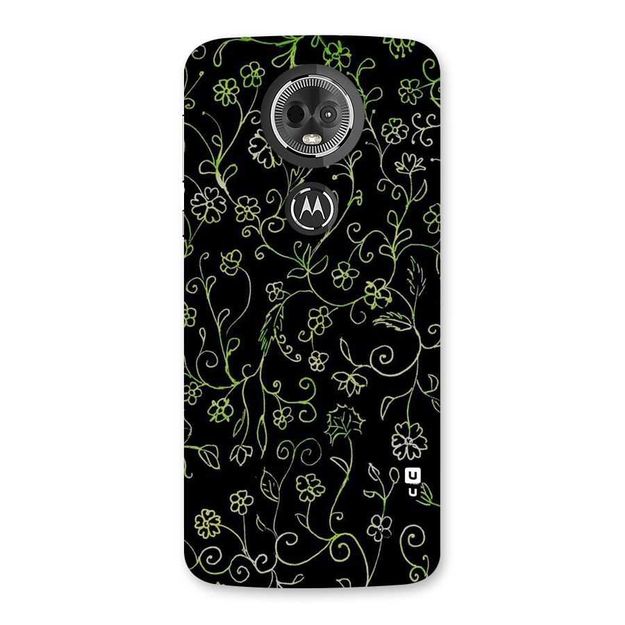 Green Leaves Back Case for Moto E5 Plus