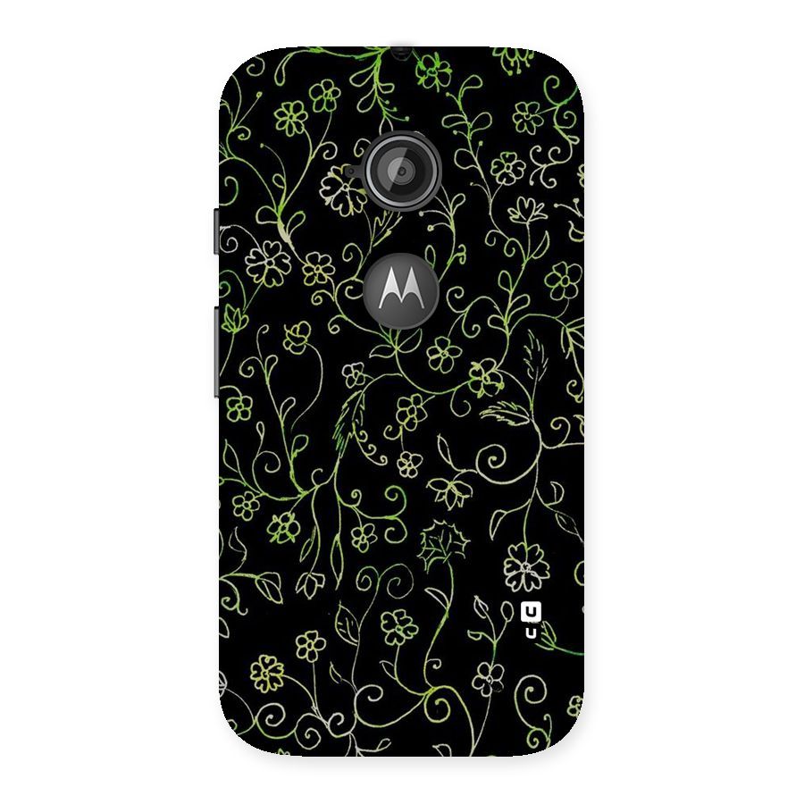Green Leaves Back Case for Moto E 2nd Gen