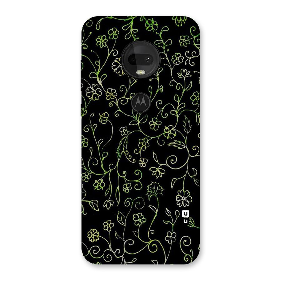 Green Leaves Back Case for Moto G7