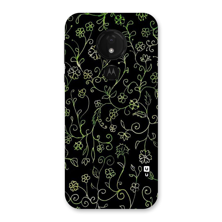 Green Leaves Back Case for Moto G7 Power