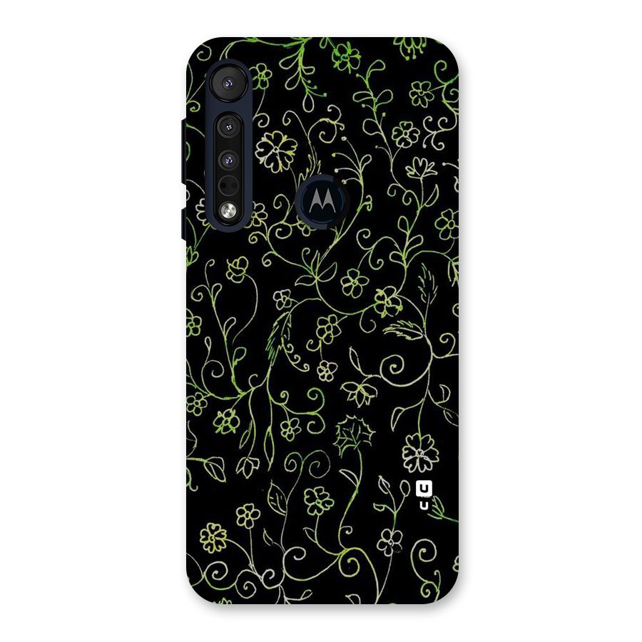 Green Leaves Back Case for Motorola One Macro