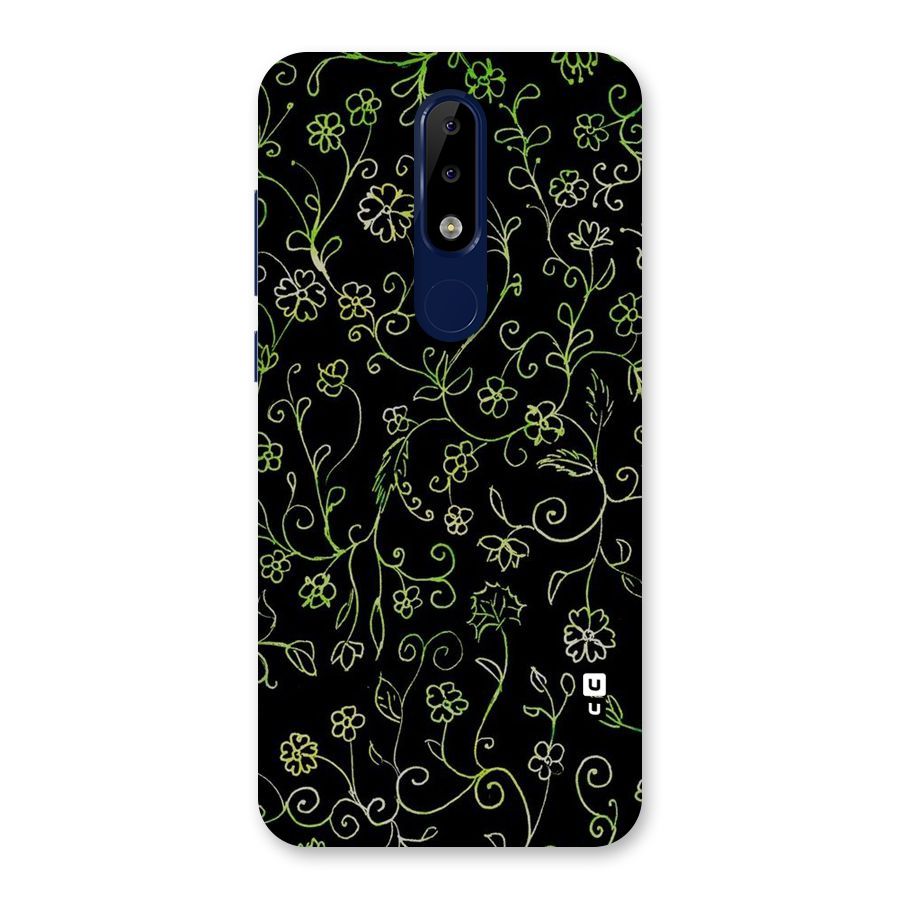 Green Leaves Back Case for Nokia 5.1 Plus