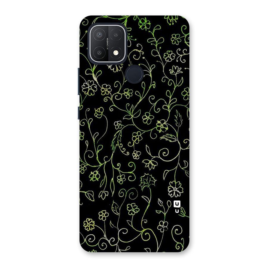 Green Leaves Back Case for Oppo A15