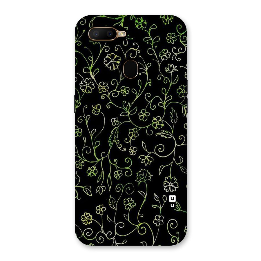 Green Leaves Back Case for Oppo A5s