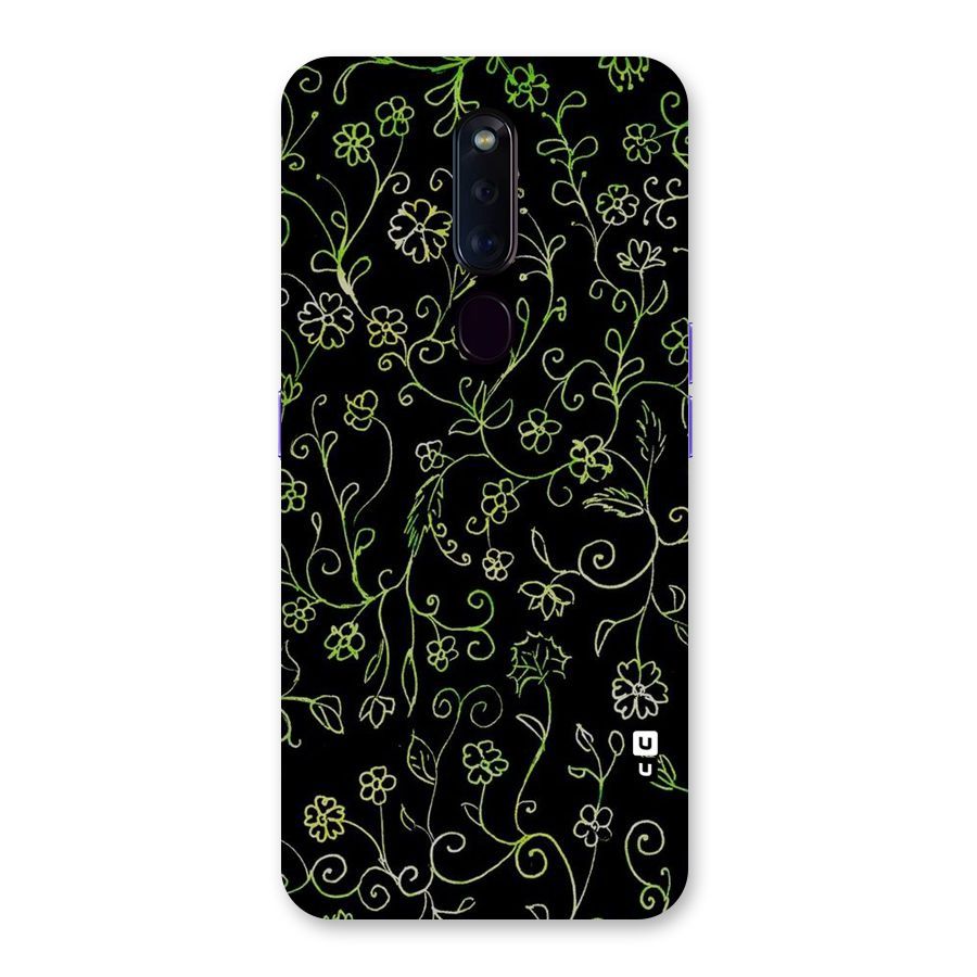 Green Leaves Back Case for Oppo F11 Pro
