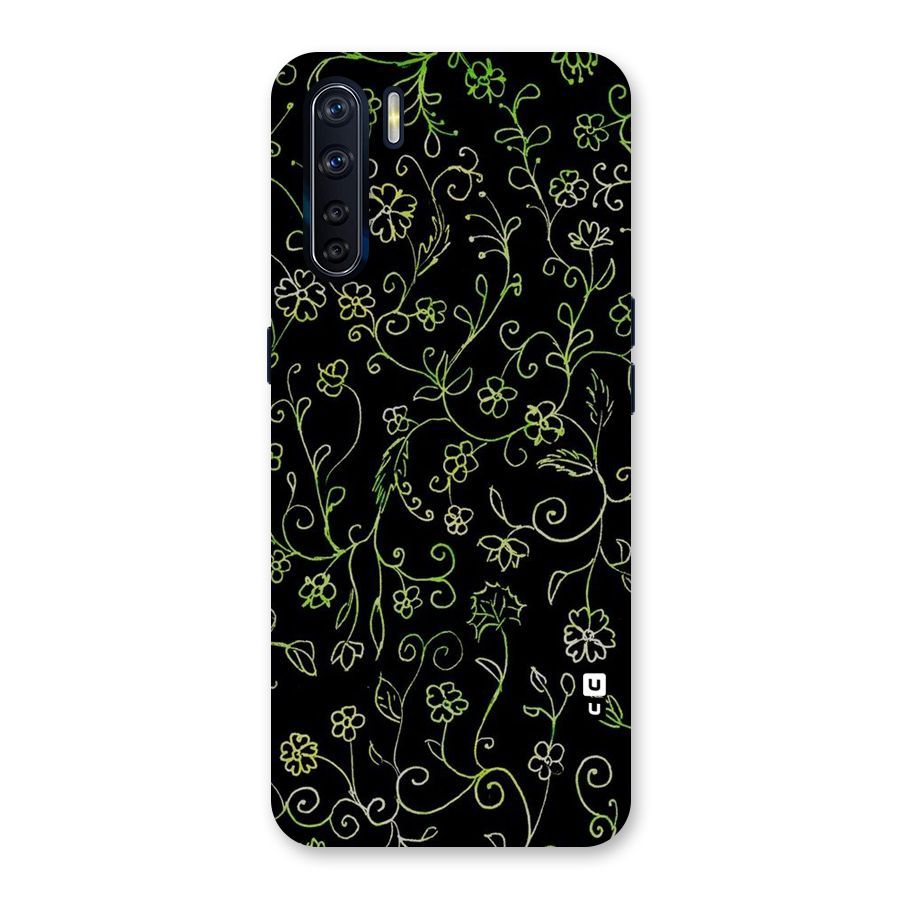 Green Leaves Back Case for Oppo F15
