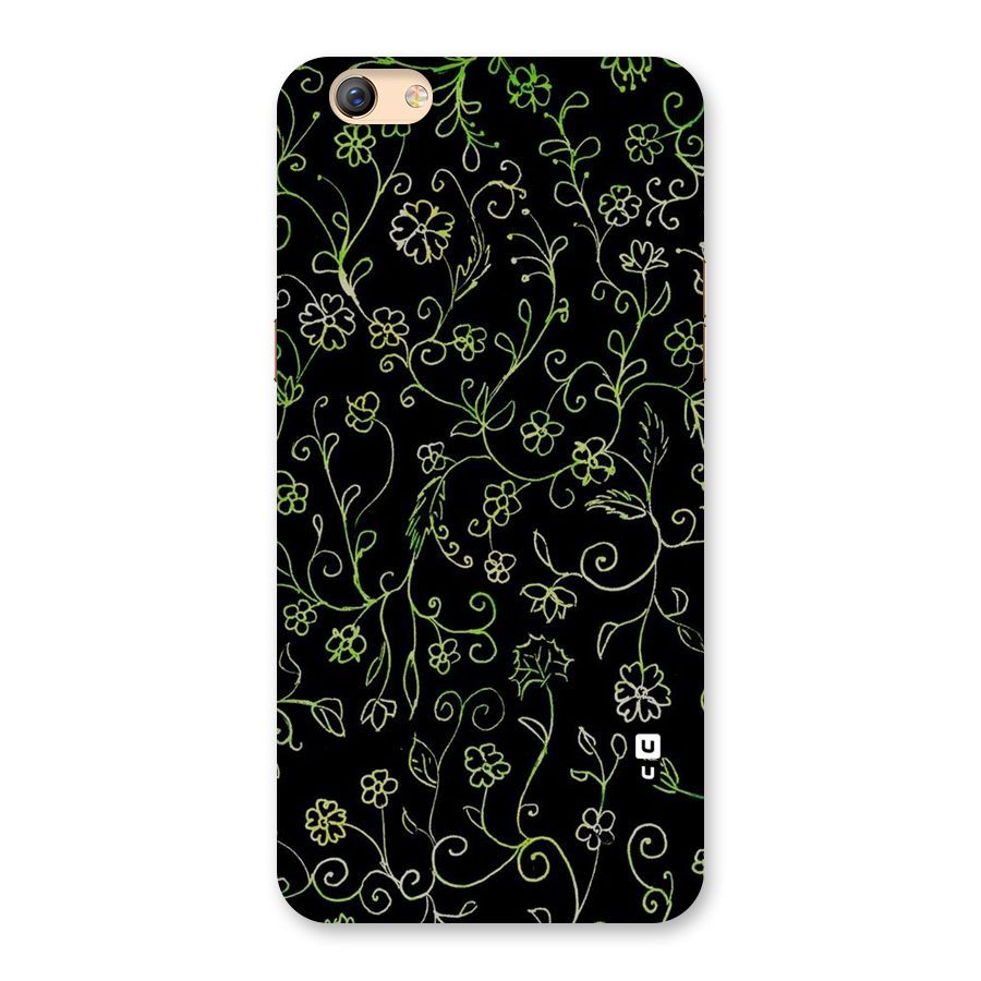Green Leaves Back Case for Oppo F3 Plus