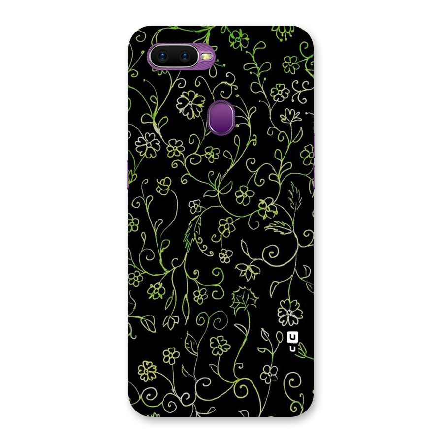 Green Leaves Back Case for Oppo F9