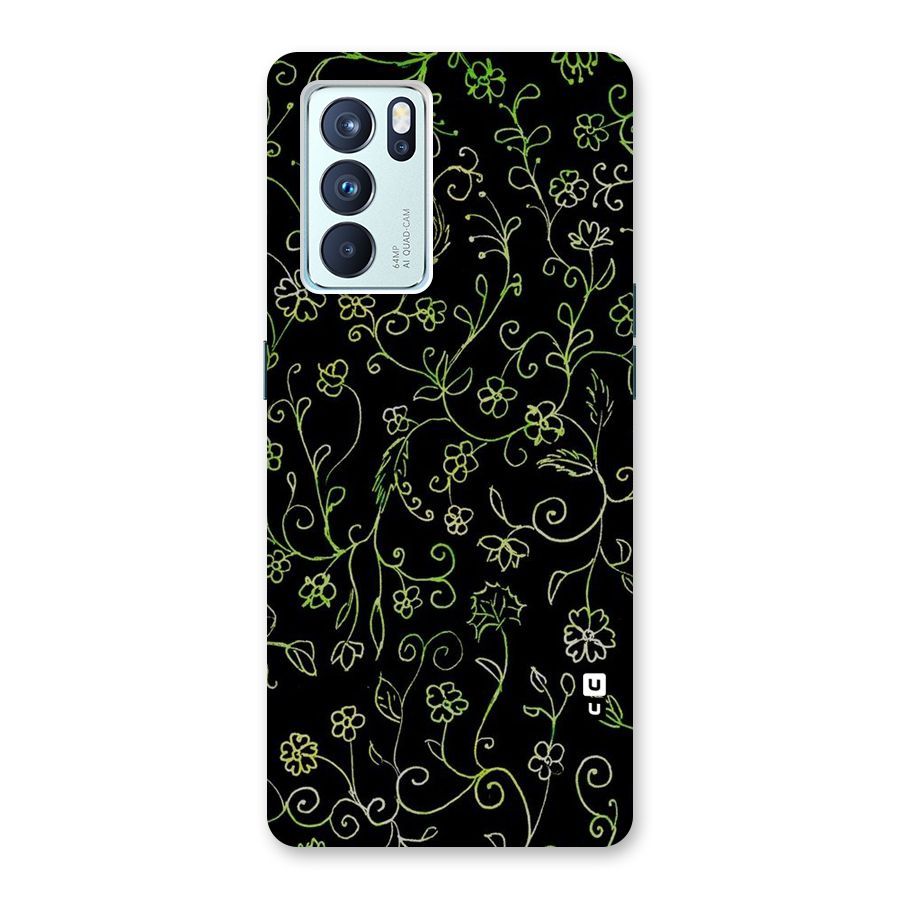 Green Leaves Back Case for Oppo Reno6 Pro 5G