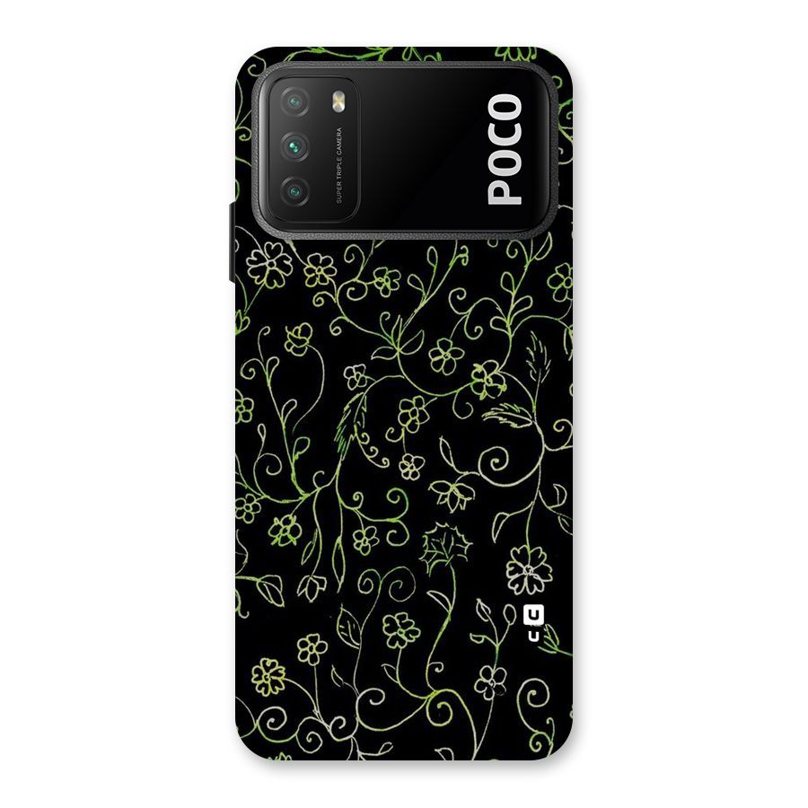 Green Leaves Back Case for Poco M3