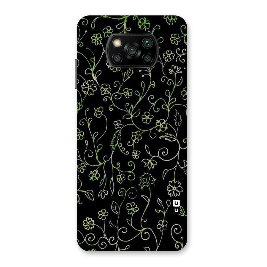 Green Leaves Back Case for Poco X3