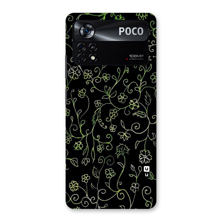 Green Leaves Back Case for Poco X4 Pro 5G