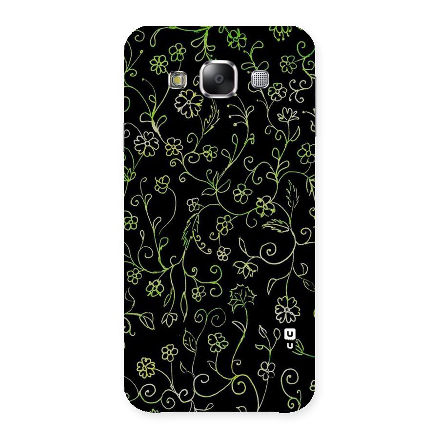 Green Leaves Back Case for Samsung Galaxy E5