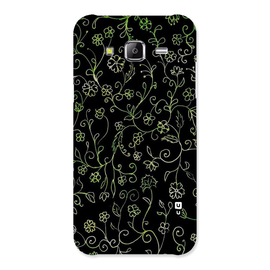 Green Leaves Back Case for Samsung Galaxy J2 Prime
