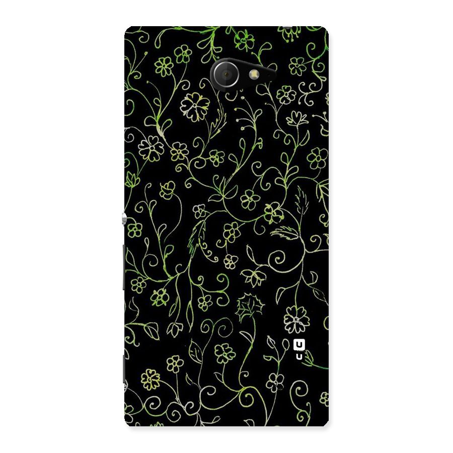 Green Leaves Back Case for Sony Xperia M2